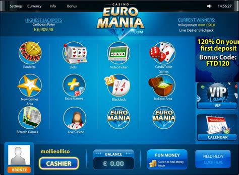 Euromania casino app